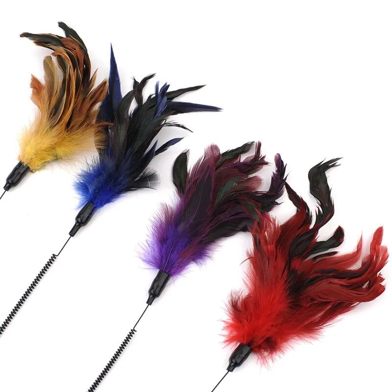 3-Style Cat Feather Stick