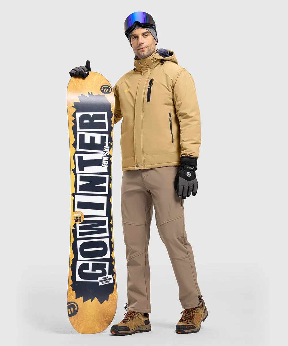 Men's Parka Shell Insulated Snow Ski Jacket