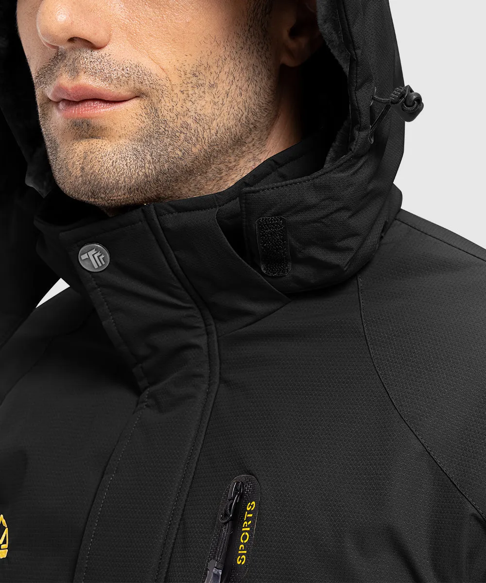 Men's Parka Shell Insulated Snow Ski Jacket