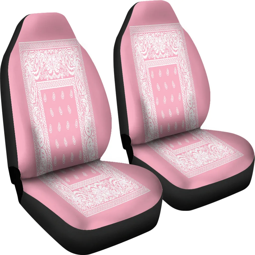 Pink Bandanna Car Seat Covers